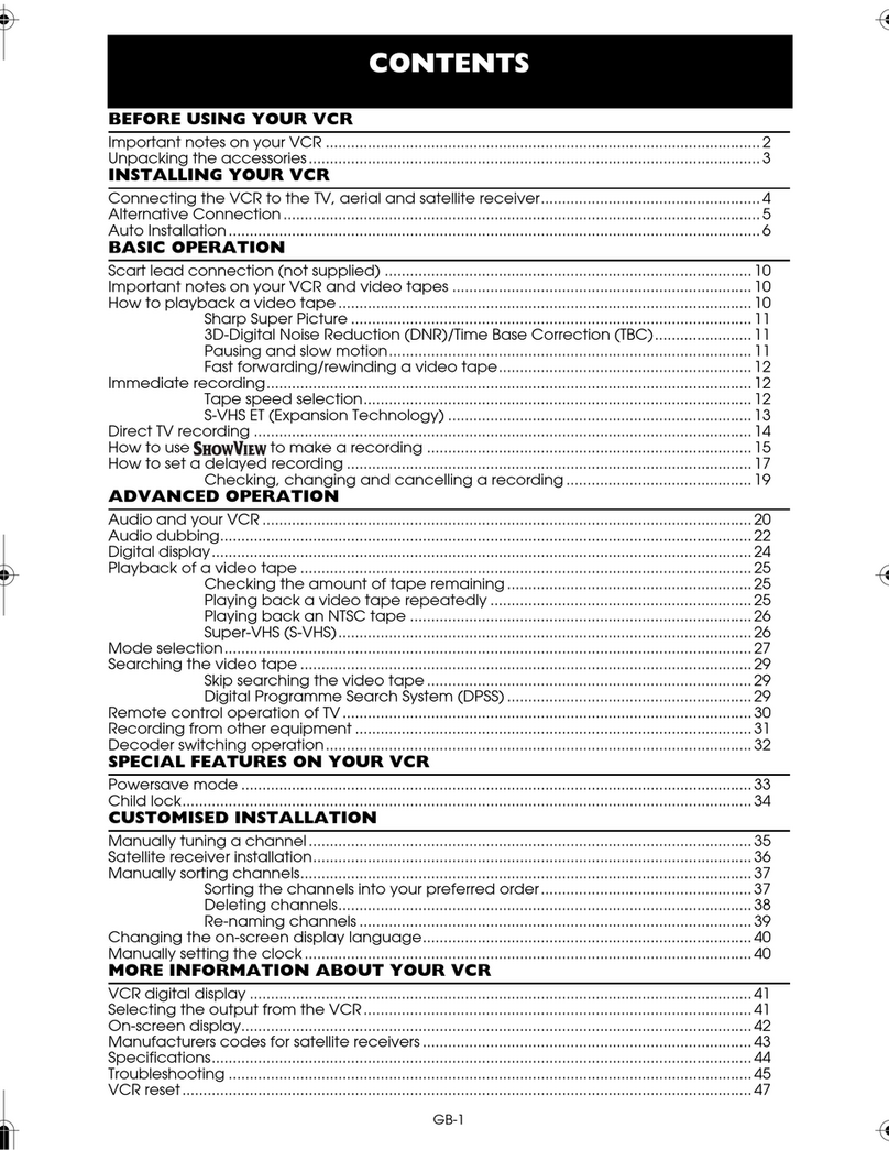 Sharp VC-S2000GM User manual Sharp VC-S2000GM User manual