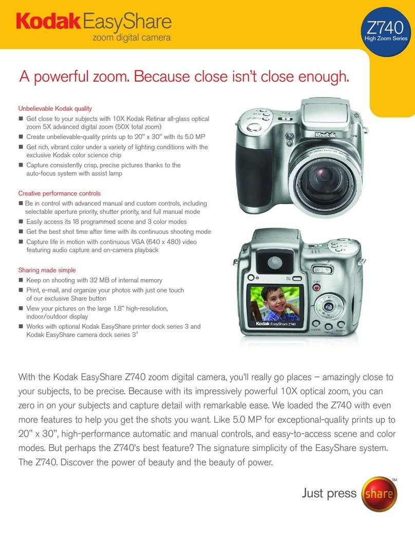 Kodak Z740 Series User manual Kodak Z740 Series User manual