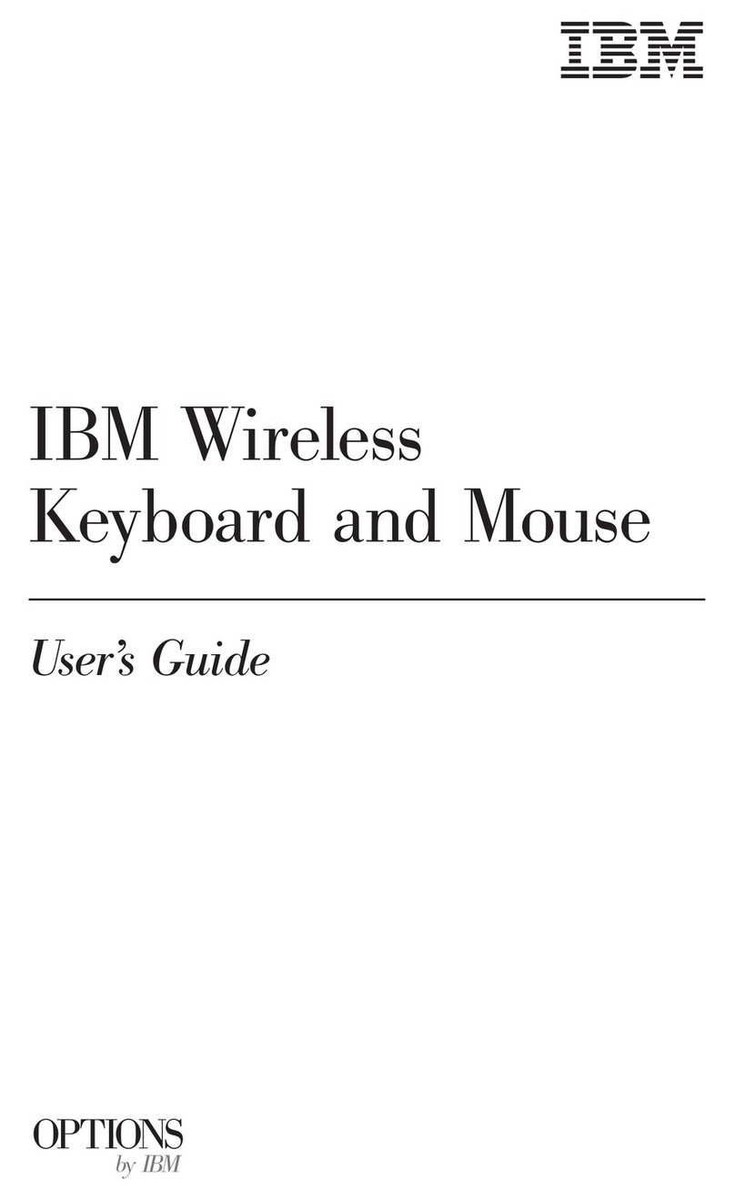 IBM Wireless Keyboard and Mouse User manual