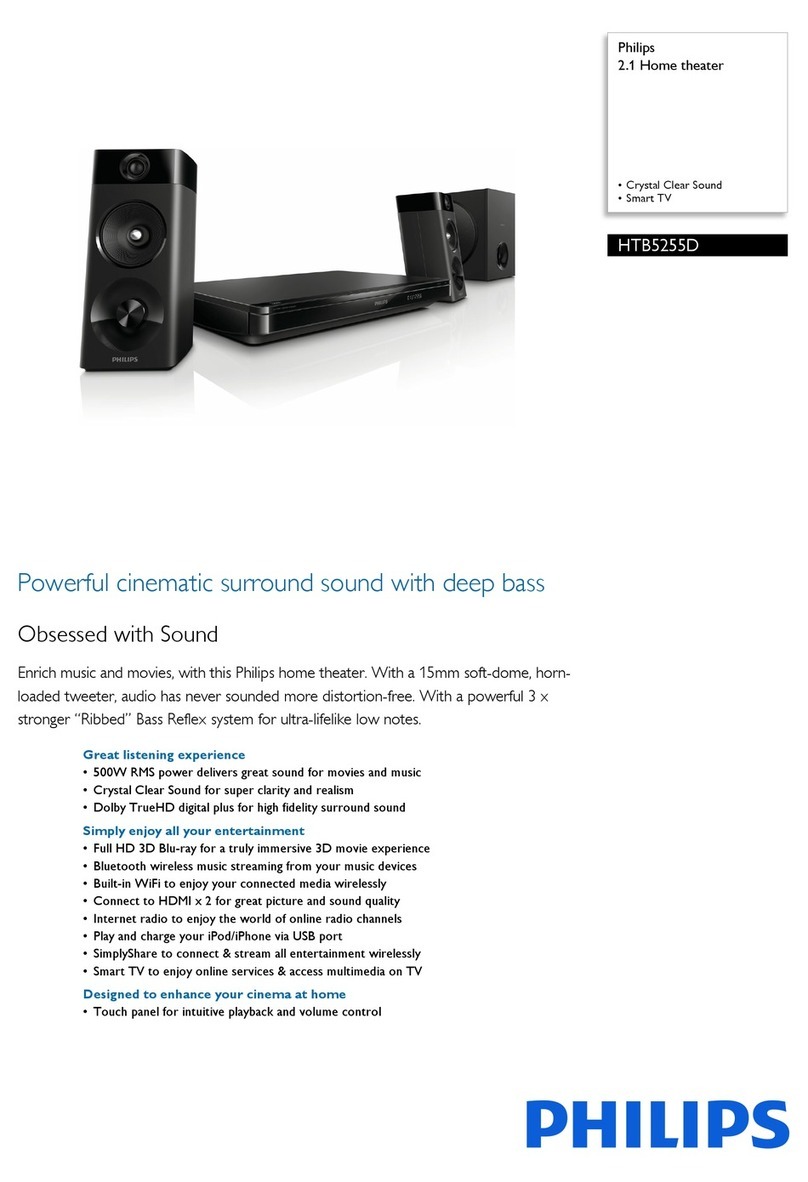 Philips HTB5255D quick guide