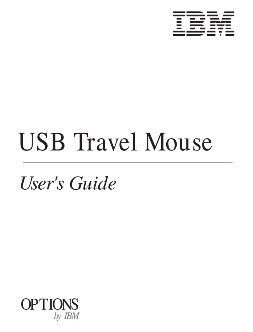 IBM USB Travel Mouse User manual