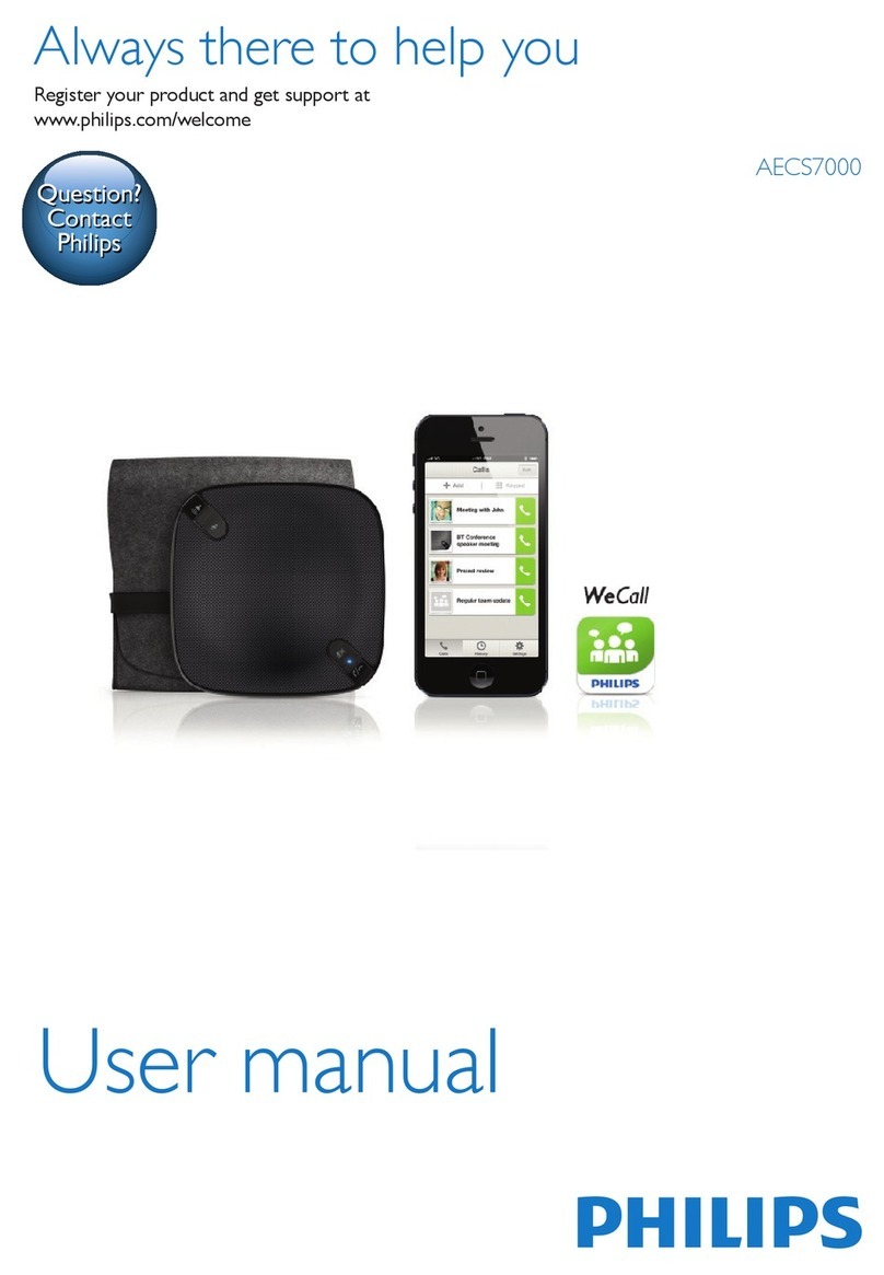 Philips AECS7000 User manual