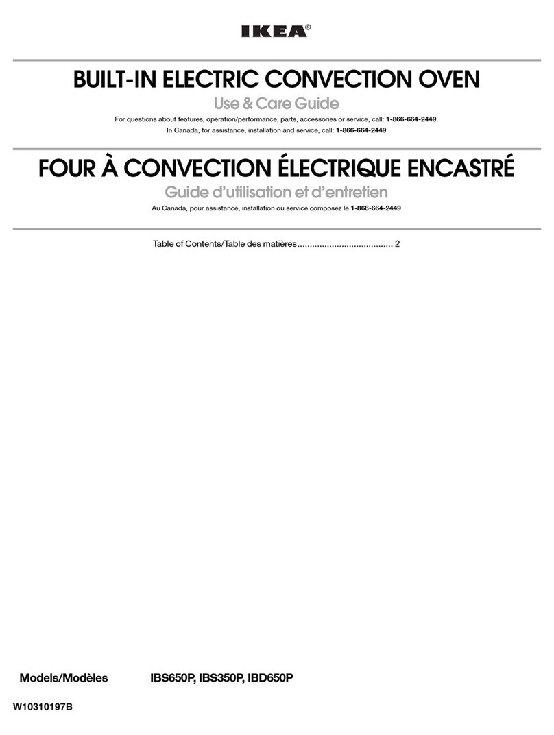 IKEA IBS650P Use & care guide