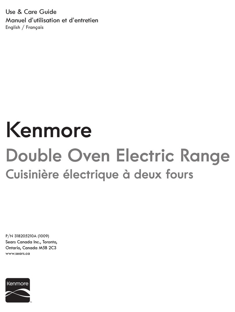 Kenmore Gas double oven range Use & care guide Kenmore Gas double oven range Use & care guide