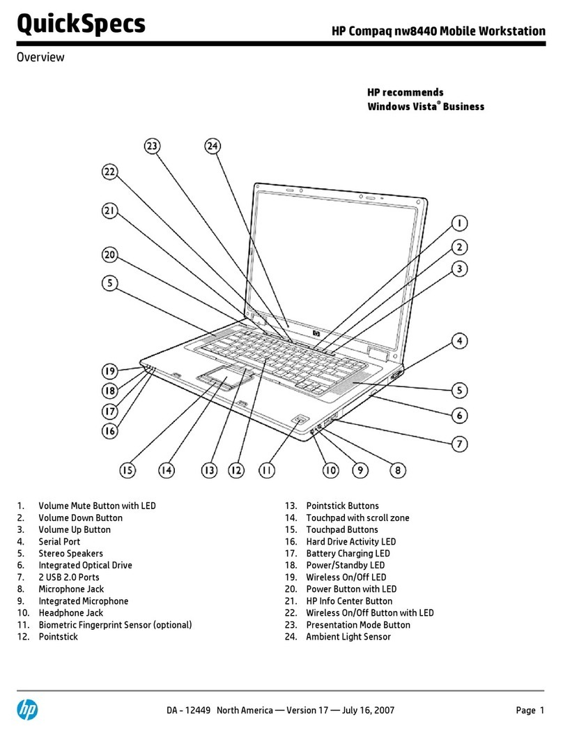 HP Compaq nw8440 User instructions