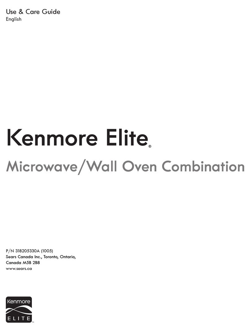 Kenmore C970 Series User manual