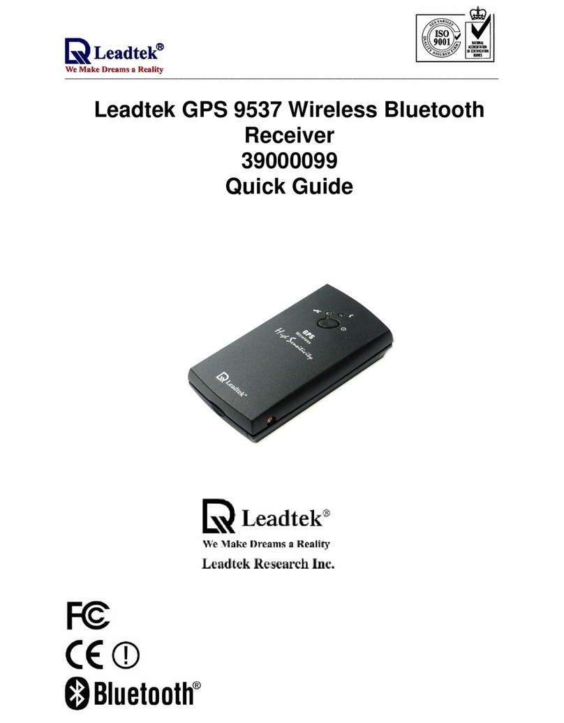 Leadtek GPS 9537 quick guide