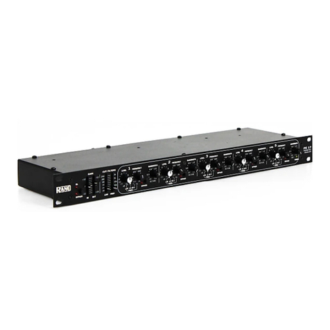 Rane PE 17 Operator's manual