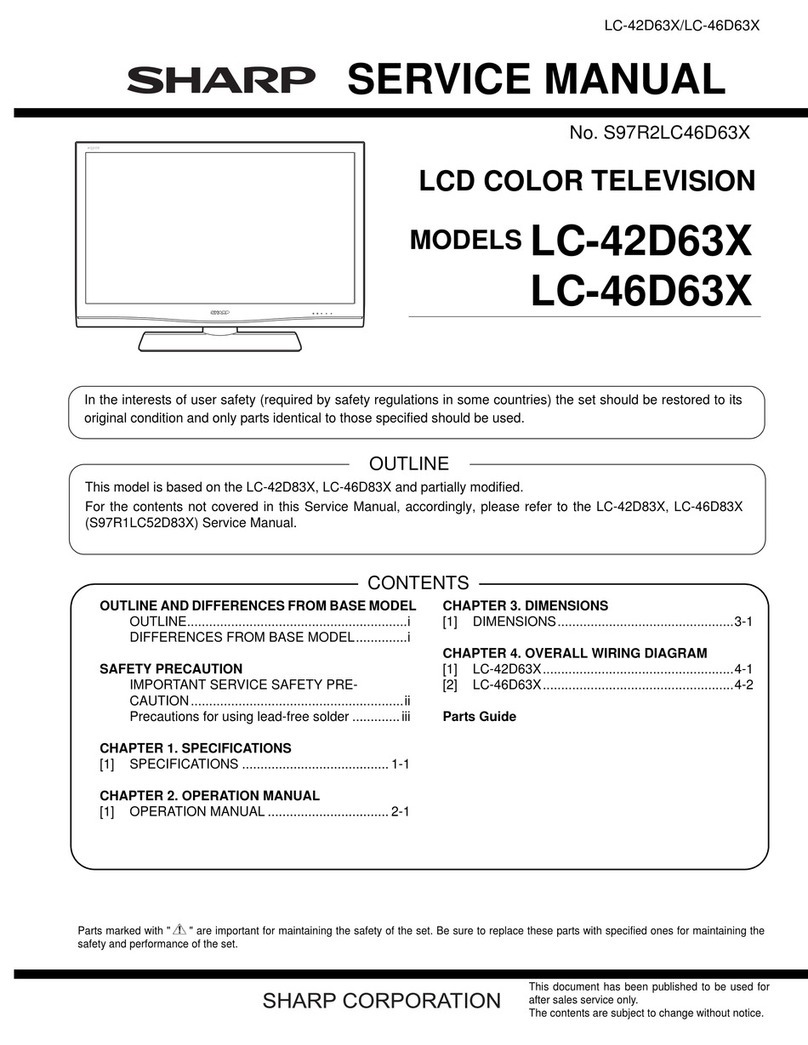 Sharp LC-42D63X User manual