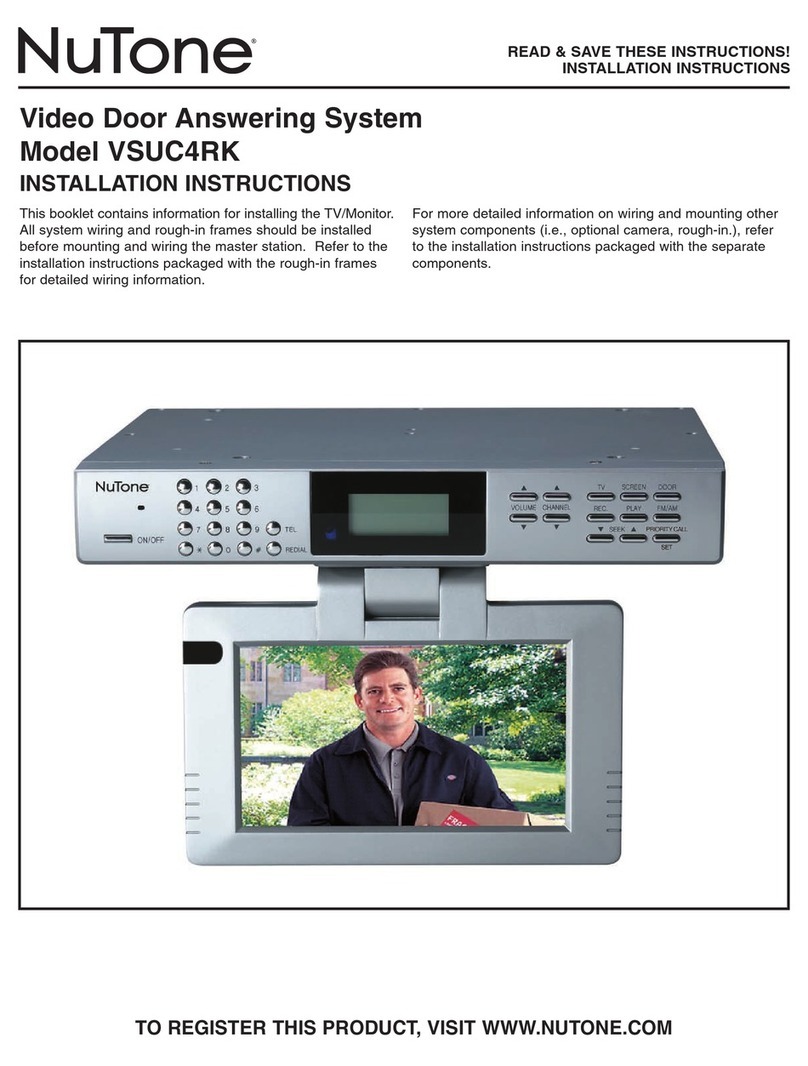 NuTone VSUC4RK installation instructions