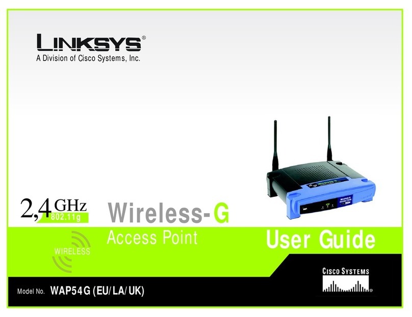 Cisco Linksys WAP54G LA user guide