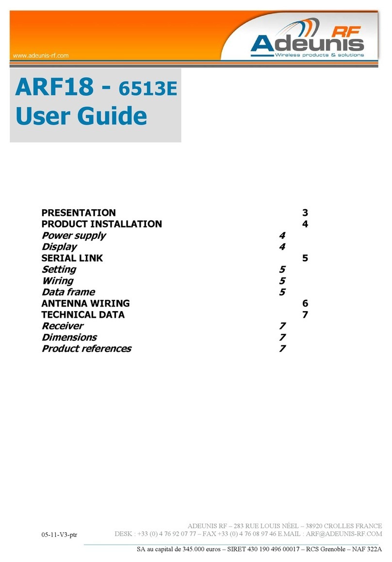 Adeunis RF ARF18 user guide