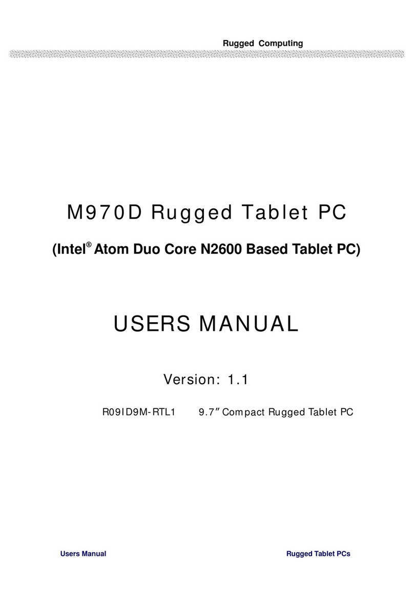 Rugged Computing M970D user manual