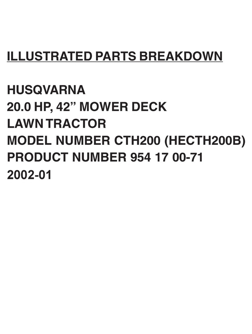 Husqvarna CTH200/HECTH200B Illustrated parts breakdown
