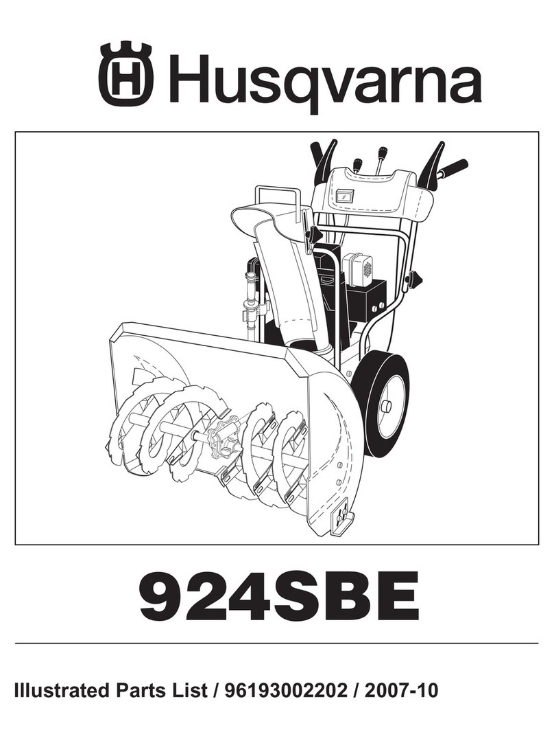 Husqvarna 924SBE Illustrated parts list