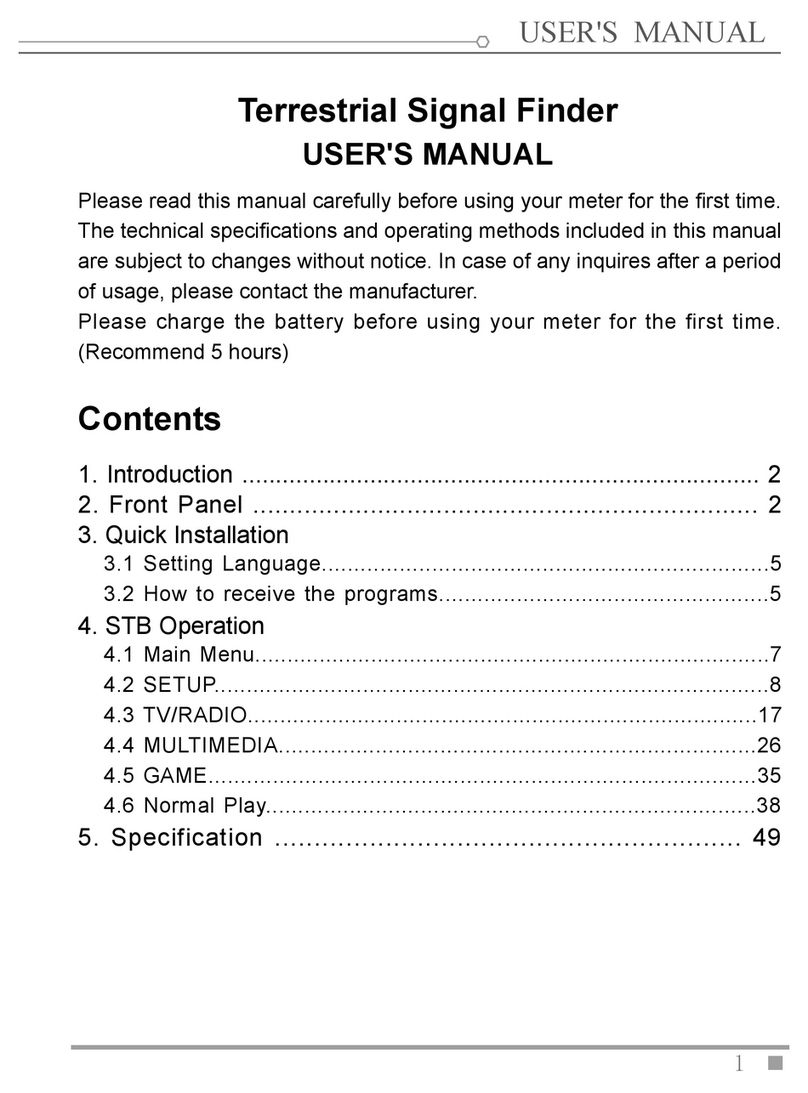 Terrestrial Signal Finder Terrestrial Signal Finder user manual