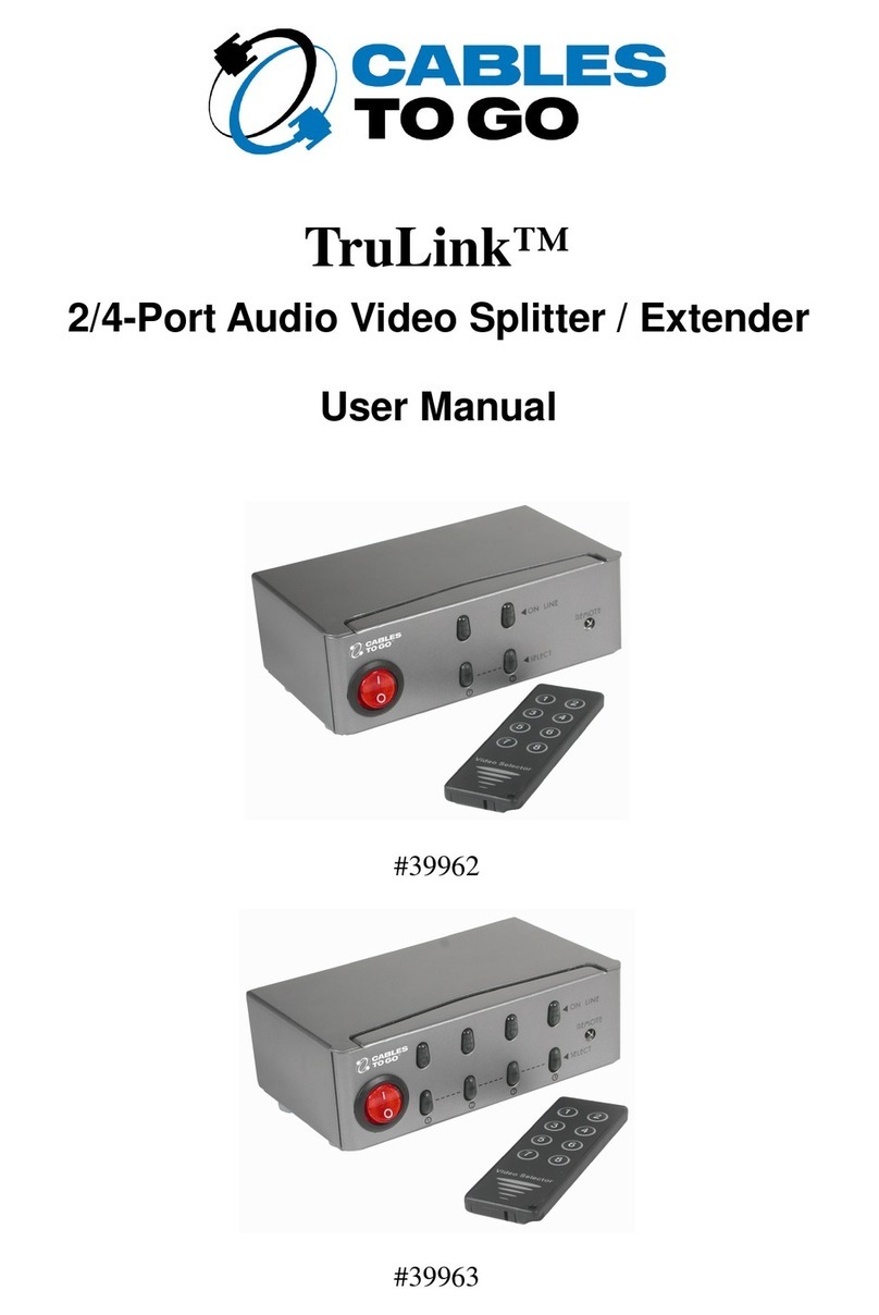 Cables to Go TruLink 39962 User manual