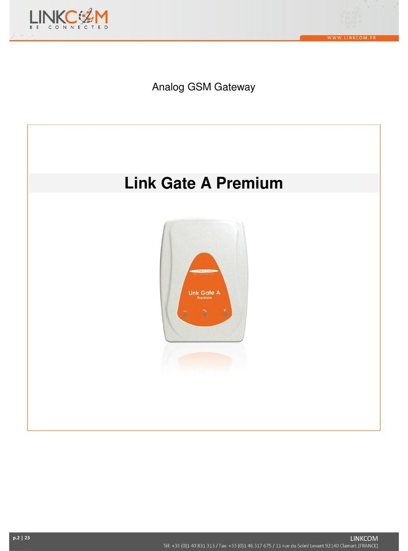 Linkcom Link Gate A Premium Operator's manual