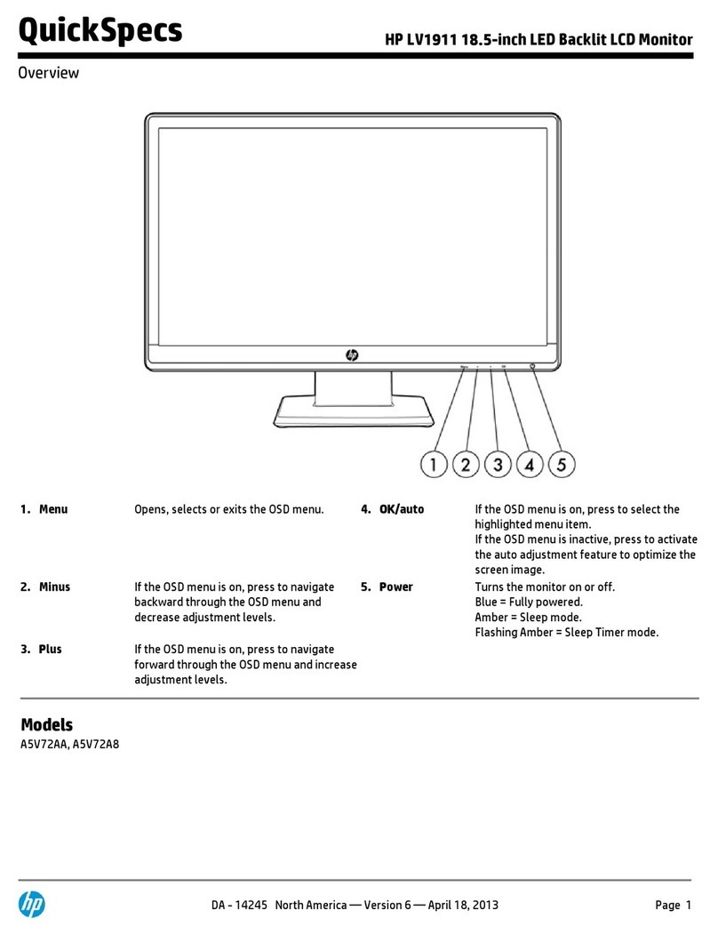 HP LV1911 User instructions