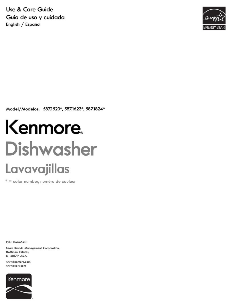 Kenmore 587.1523 Series User manual