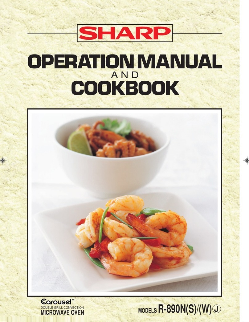 Sharp Carousel R-890N User manual