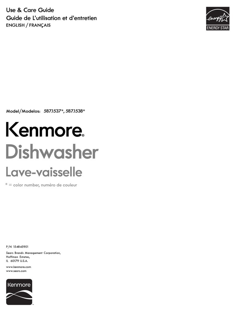 Kenmore 587.1537 Series Use & care guide