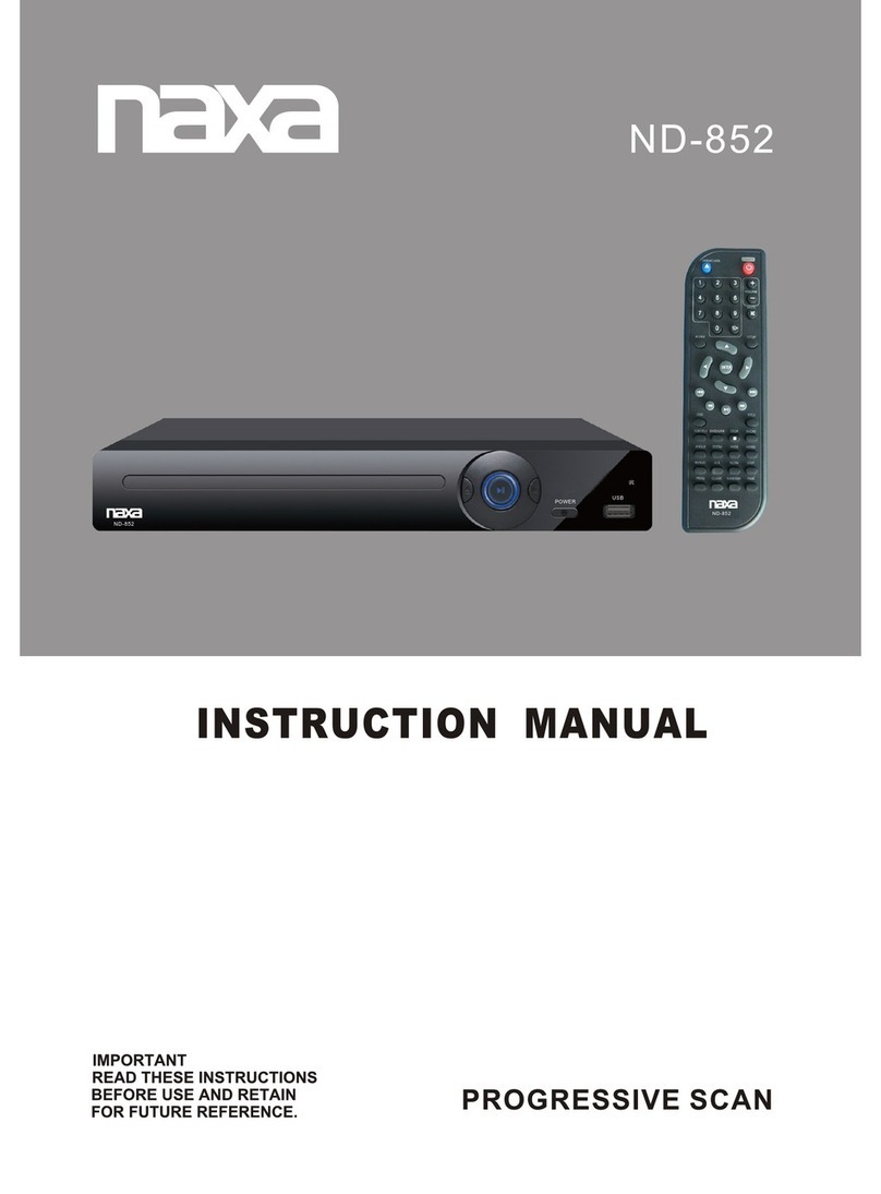 Naxa ND-852 User manual