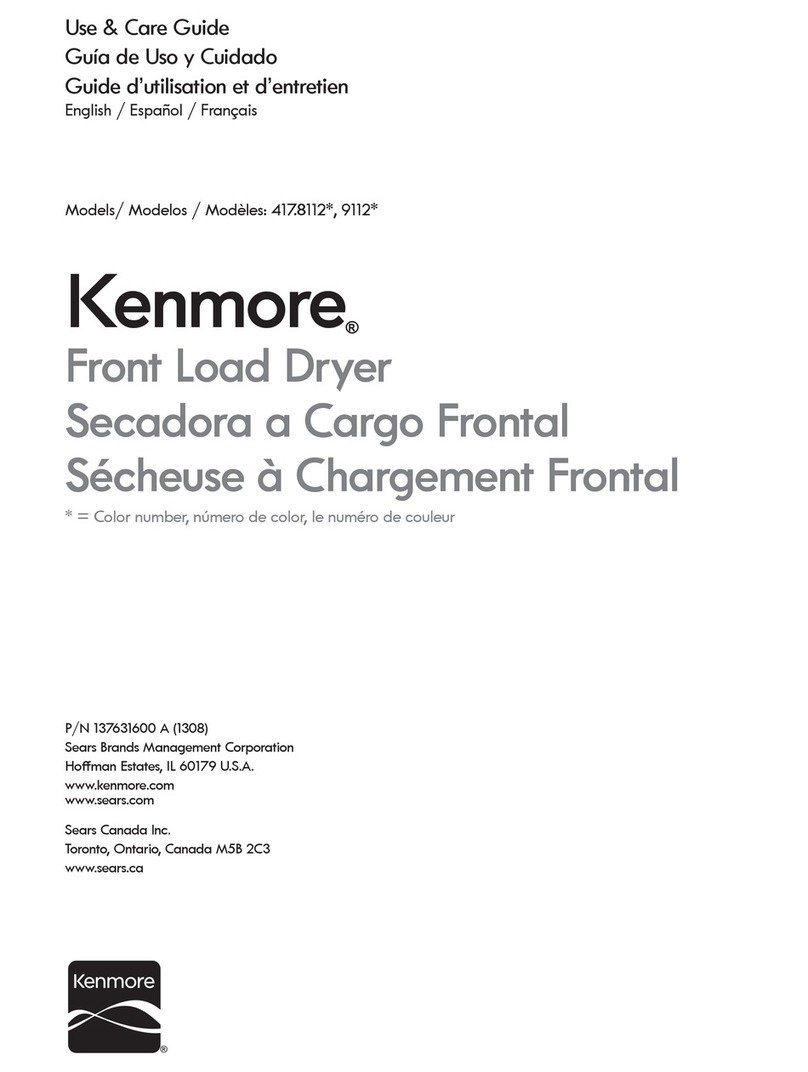 Kenmore 417.8112 Series User manual
