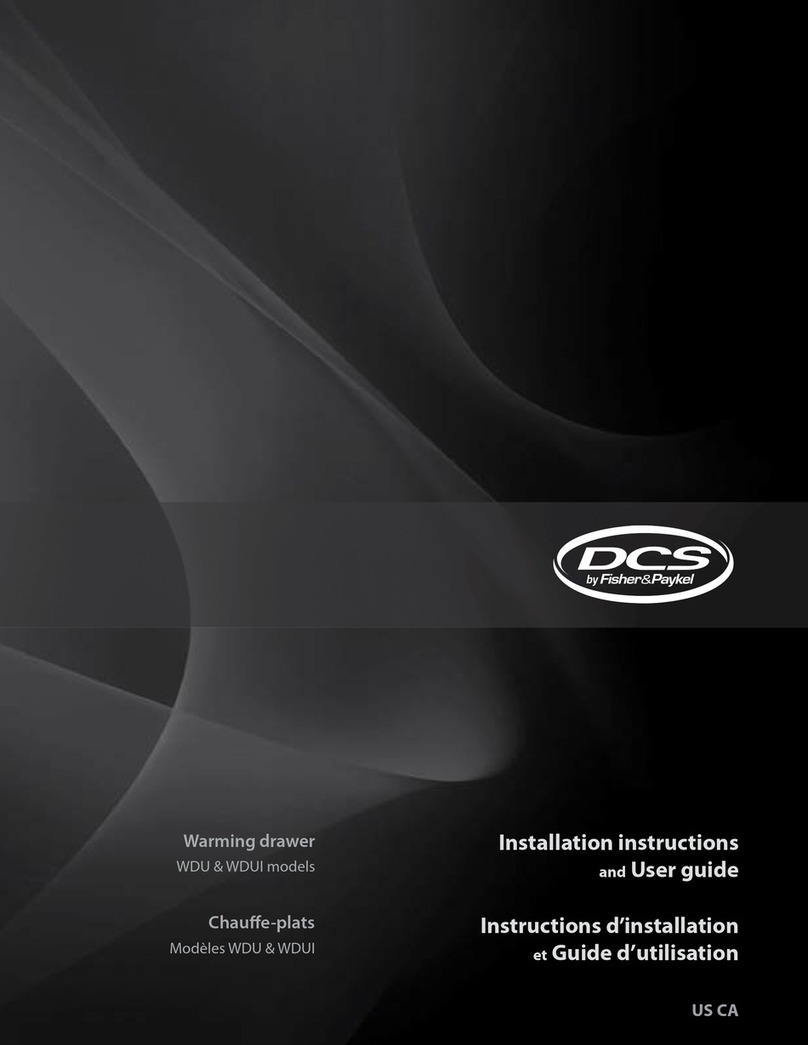 DCS WDU models Installation instructions and user guide
