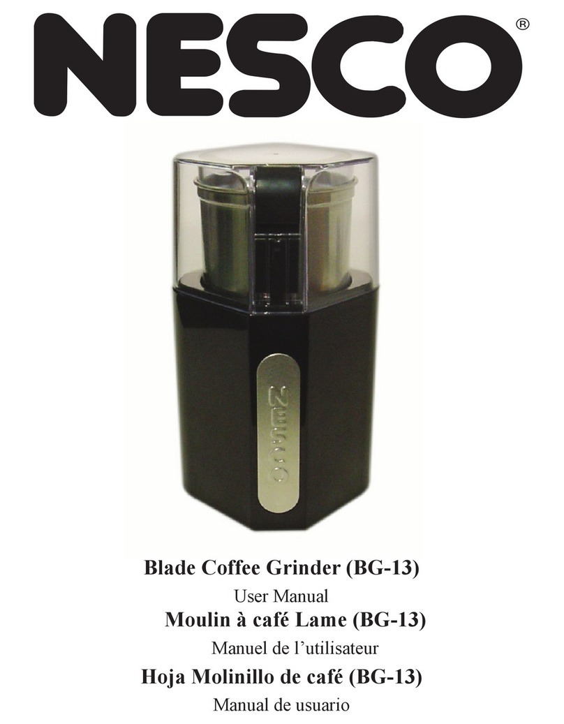 Nesco BG-13 User manual