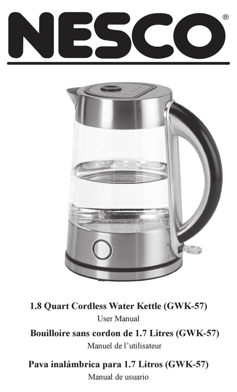 Nesco GWK-57 user manual