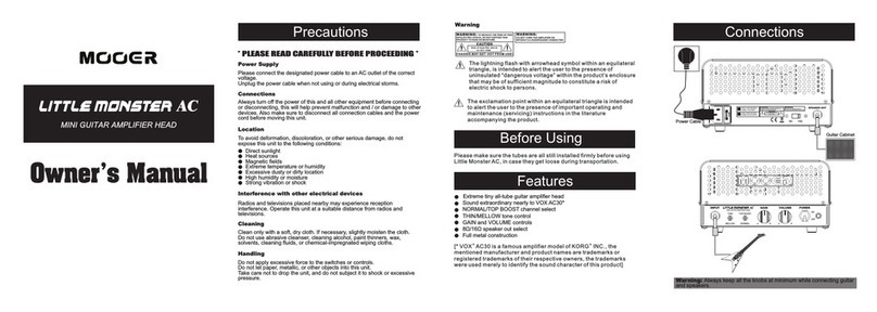 Mooer Little Monster AC User manual