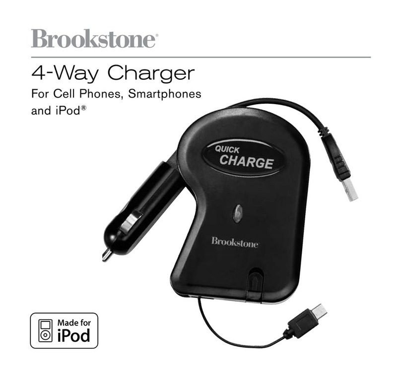 Brookstone 4-Way Charger user guide