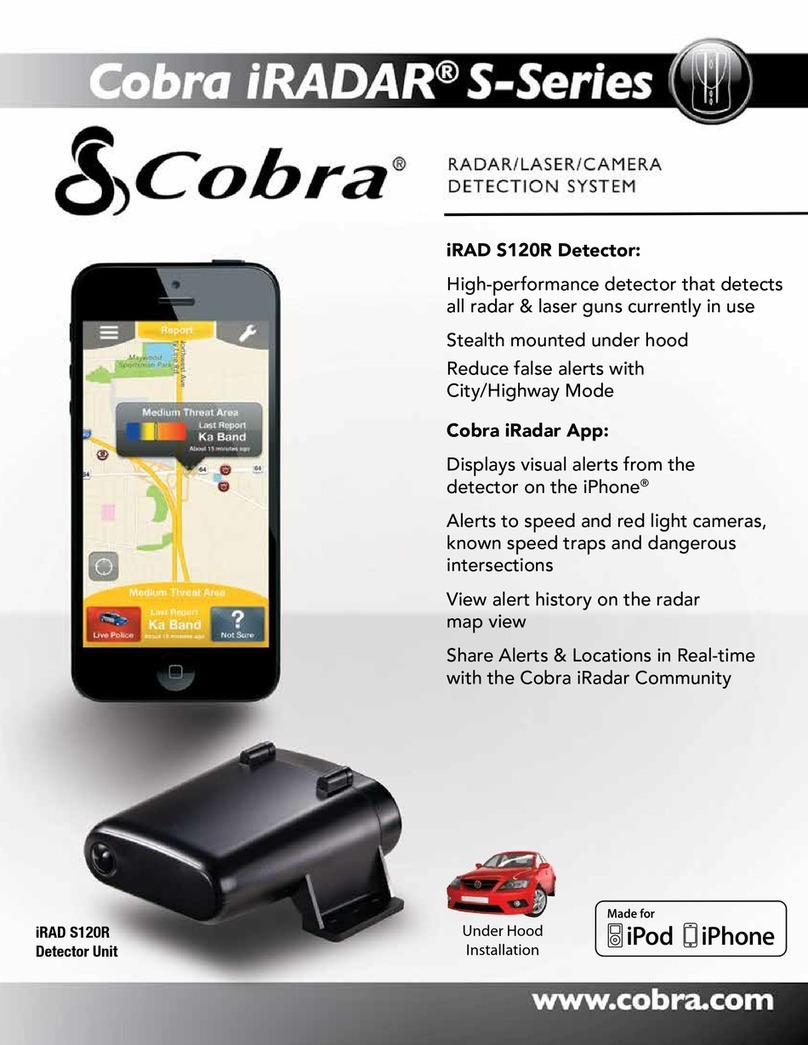 Cobra iRAD S120R User manual