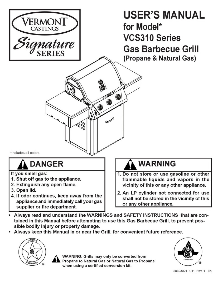 Vermont Castings Signature VCS310 Series User manual Vermont Castings Signature VCS310 Series User manual