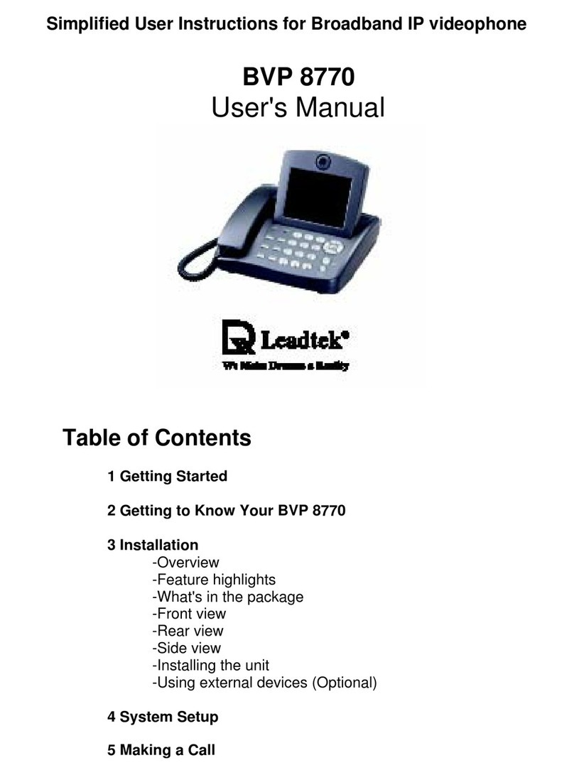 Leadtek BVP 8770 user manual