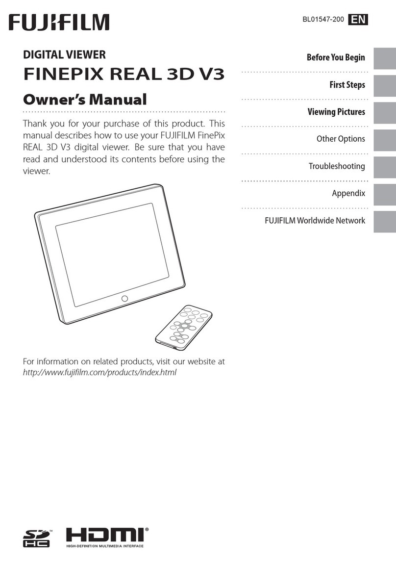 FujiFilm FINEPIX REAL 3D V3 owner's manual