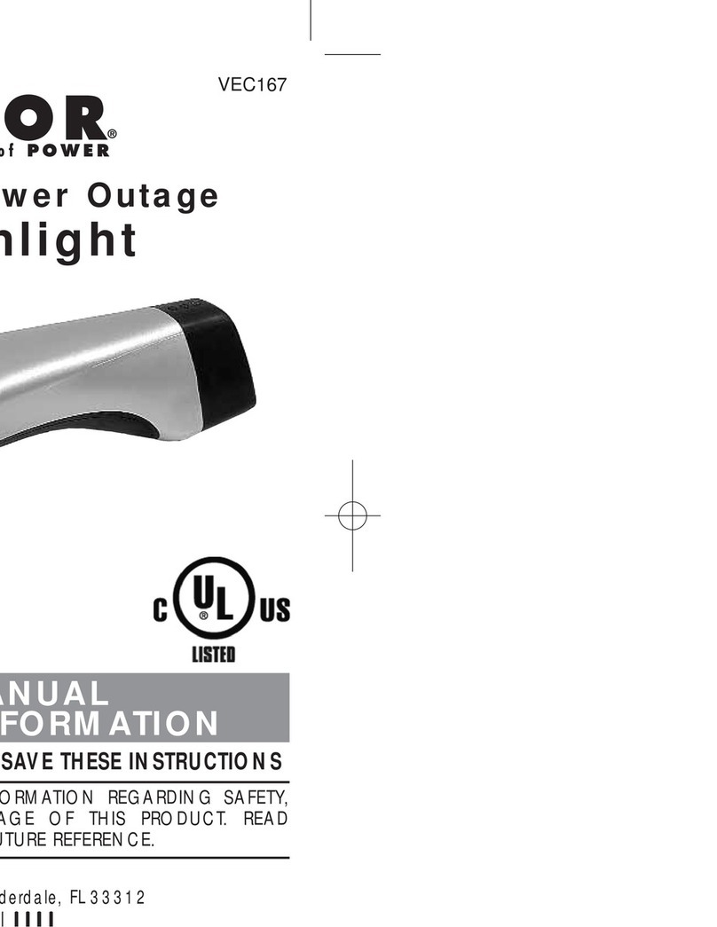 Vector VEC167 User's manual & warranty information
