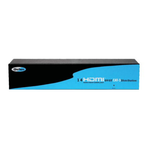 Gefen 1:4 HDMI CAT5 User manual