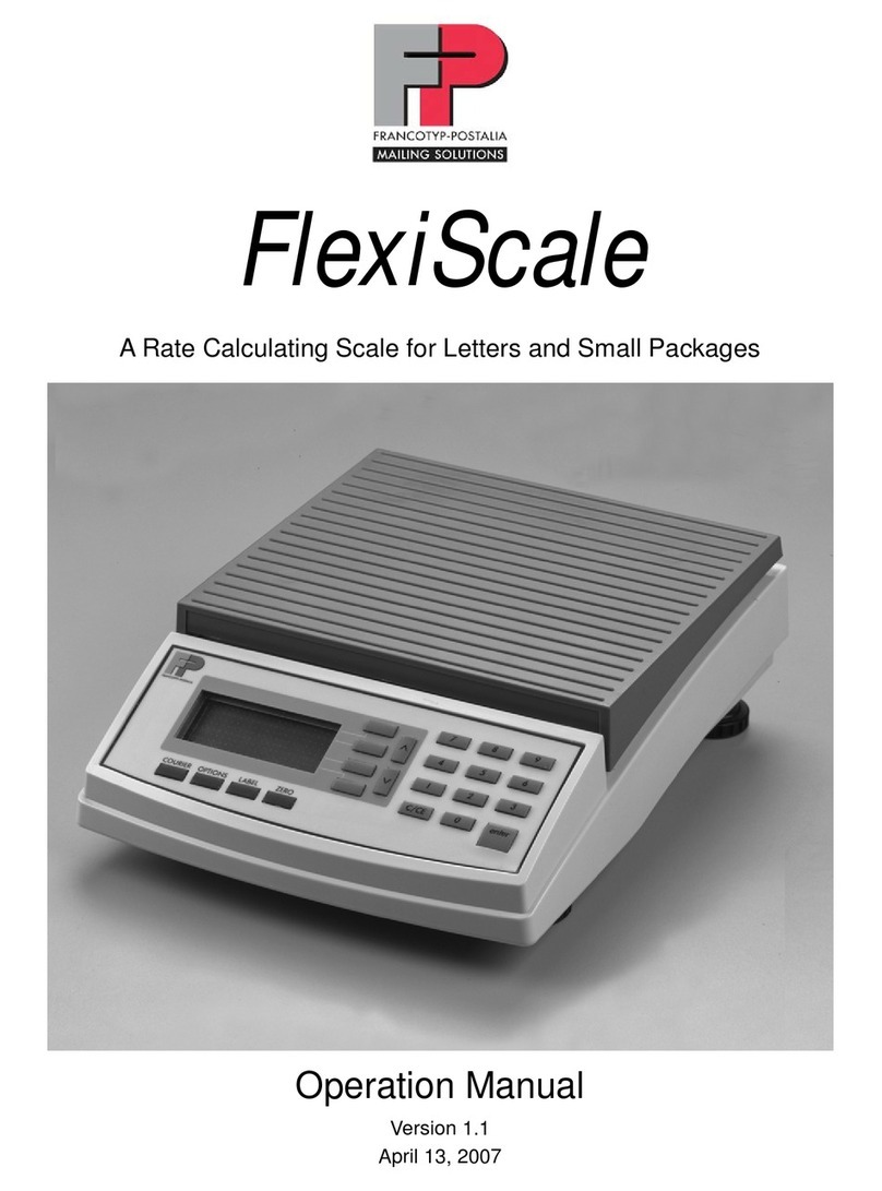 FP Mailing Solutions FlexiScale Operation manual FP Mailing Solutions FlexiScale Operation manual