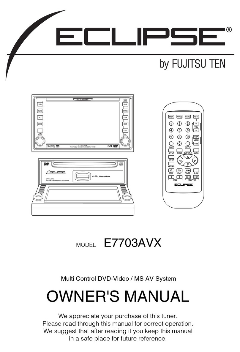 Eclipse E7703AVX owner's manual