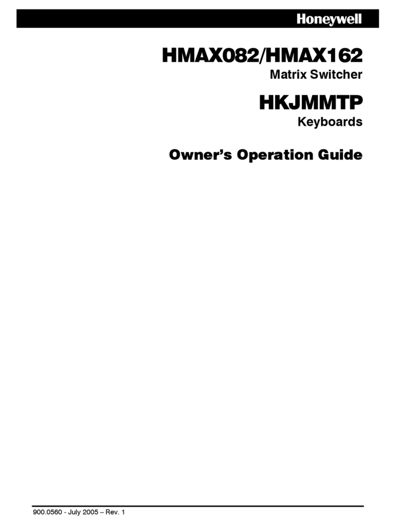 Honeywell HMAX082 User manual