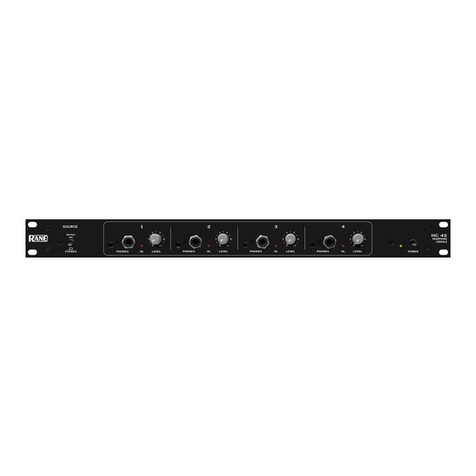 Rane HC 4S User manual