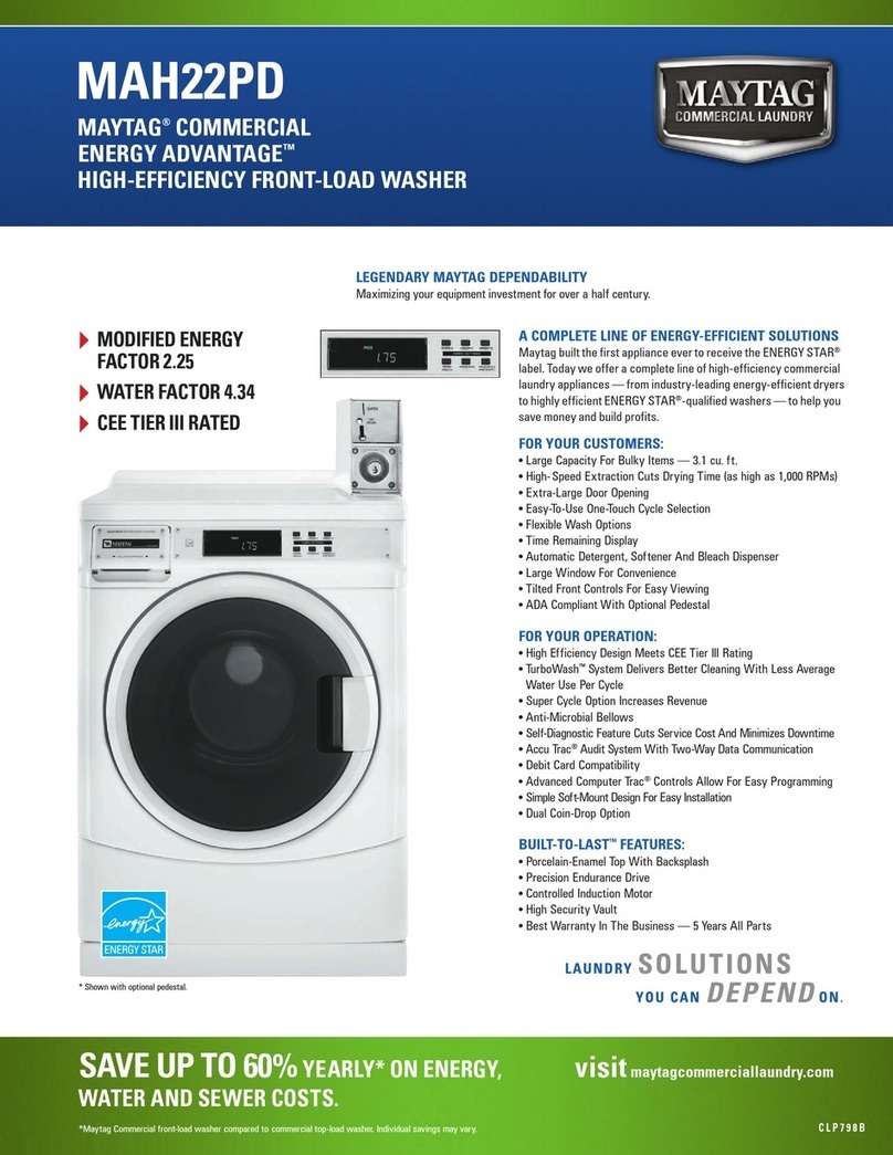 Maytag MAH22PD User manual