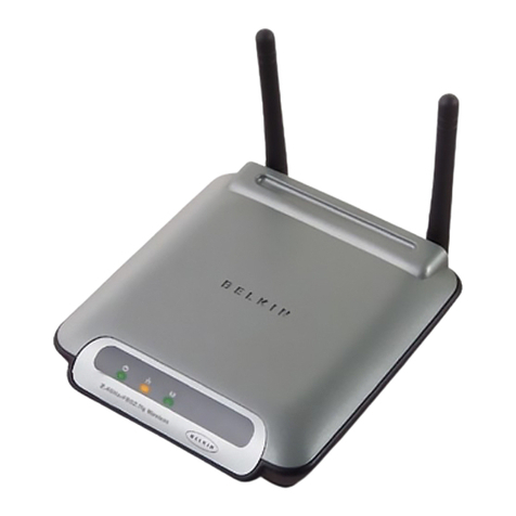 Belkin Wireless G Router User manual