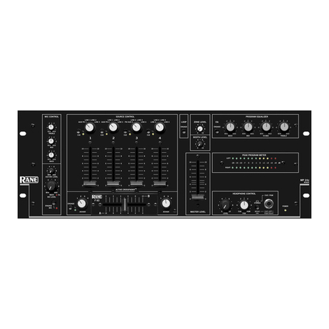 Rane MP 24z User manual