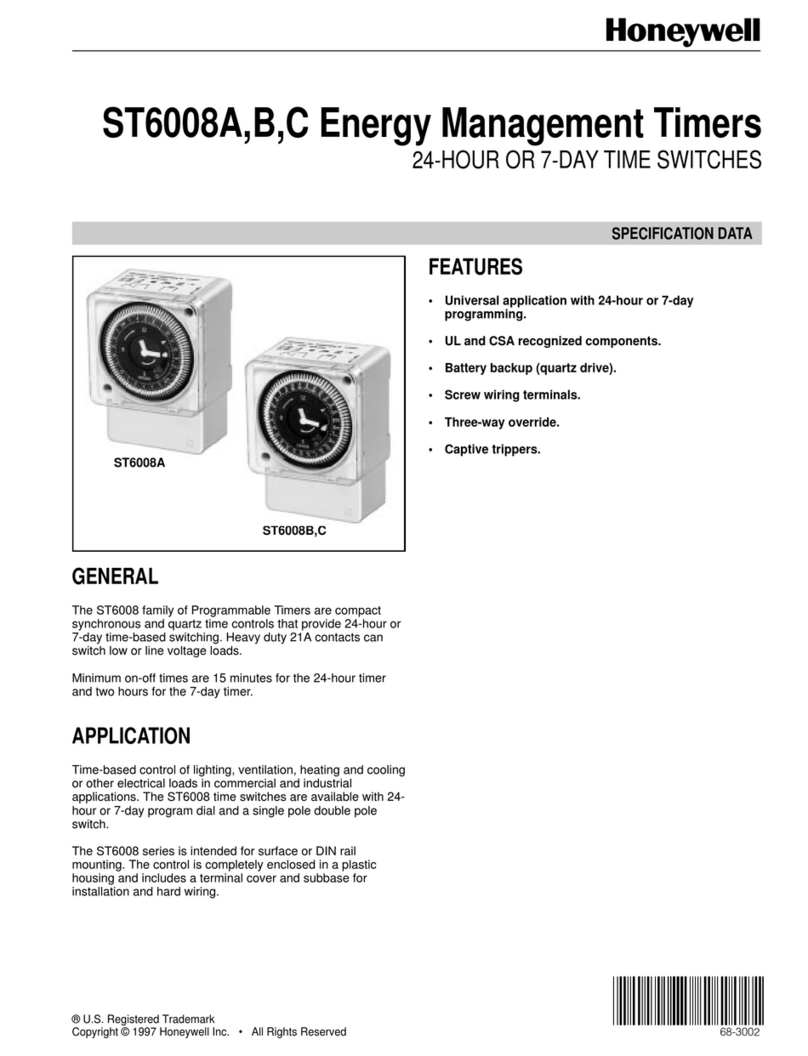Honeywell ST6008A Owner's manual