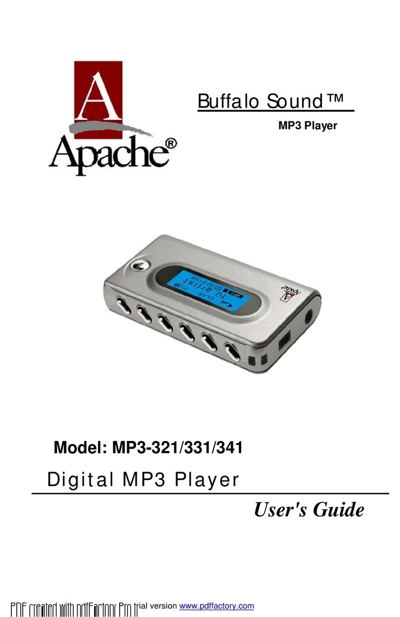 Apache Buffalo Sound MP3-321 user guide
