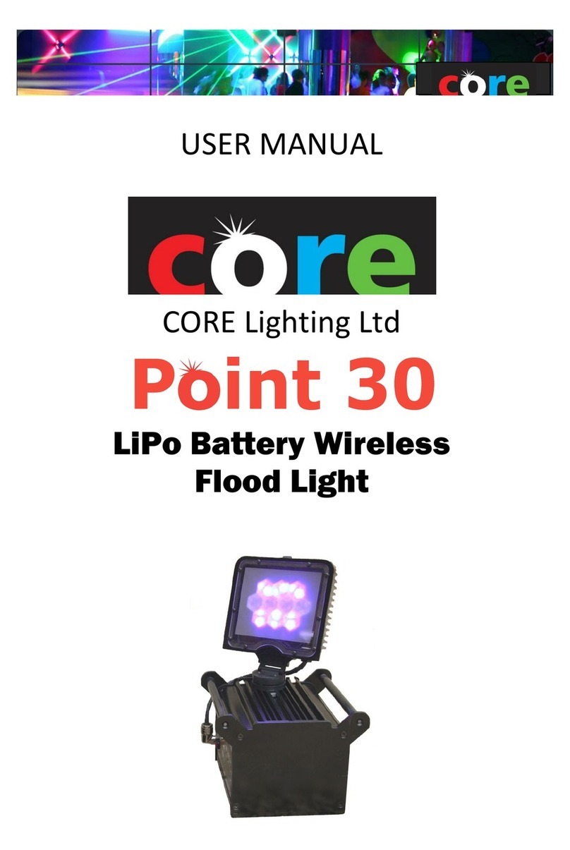 Core Lighting Point 30 User manual