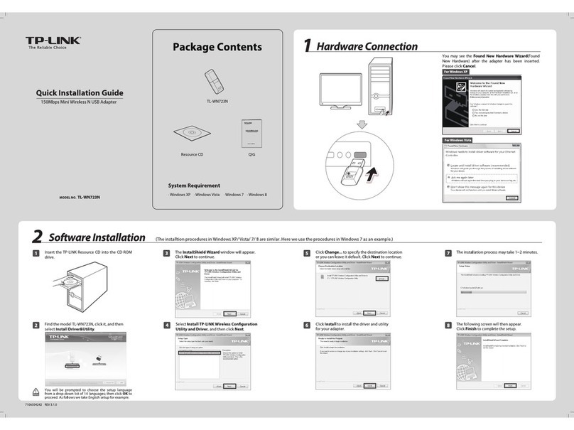 TP-Link TL-WN723N User manual TP-Link TL-WN723N User manual